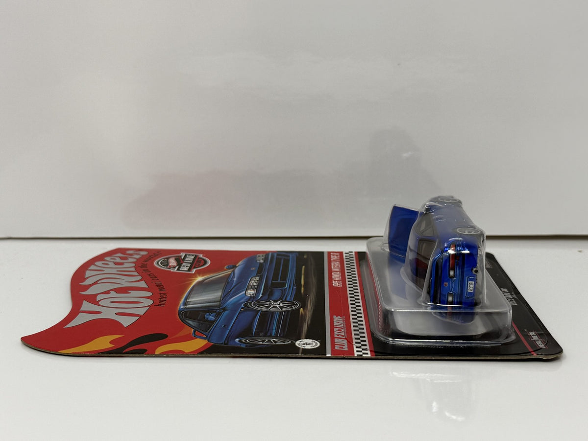 Hot Wheels RLC Red Line Club Car 1995 Honda Integra Type R 1:64 Diecast Blue