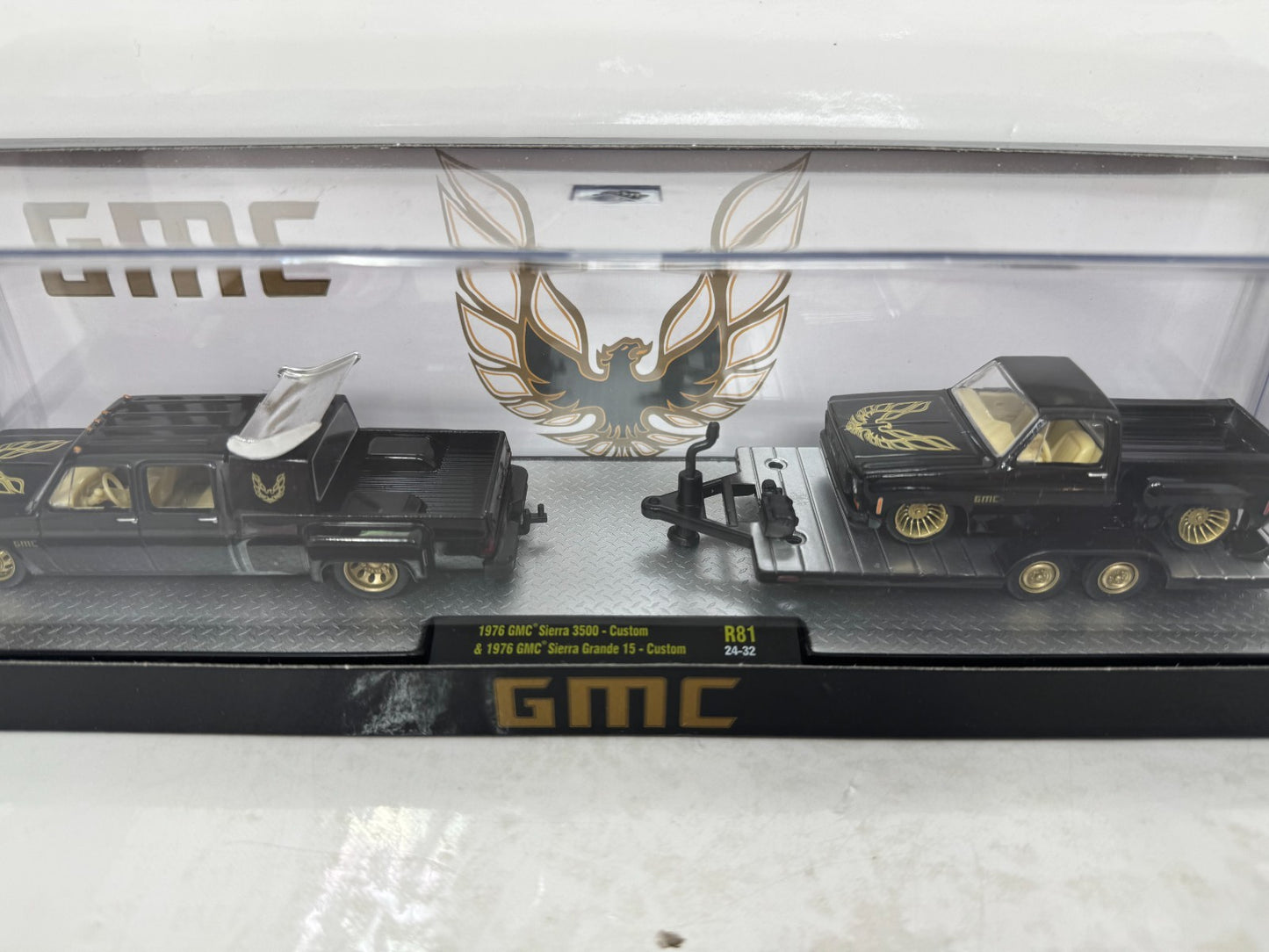 M2 Machines Trans Am  1976 GMC Sierra Grande 15 & GMC Sierra 3500 1:64 Diecast