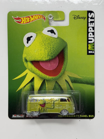 Hot Wheels Disney The Muppets Volkswagen T1 Panel Bus 1:64 Diecast Real Riders