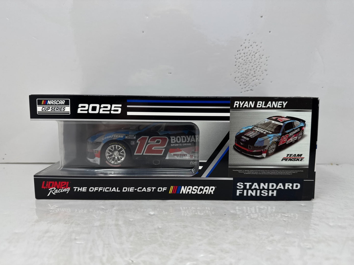 Lionel Nascar #12 Ryan Blaney BodyArmor Chill 2025 Mustang 1:24 Diecast