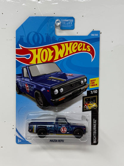 Hot Wheels Super Treasure Hunt Mazda REPU Nightburnerz 1:64 Diecast