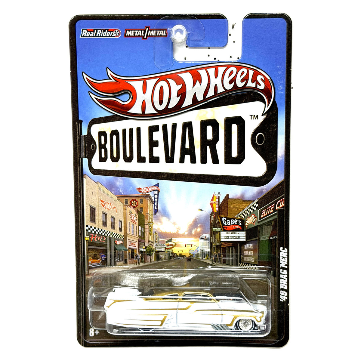 Hot Wheels Boulevard 1949 Drag Merc 1:64 Diecast Real Riders