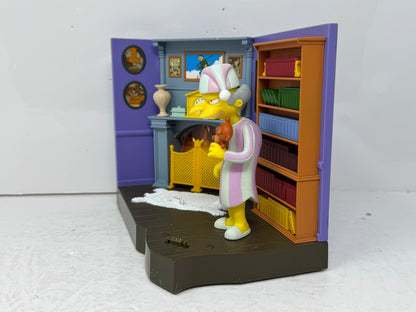 Simpsons World of Springfield Burns Manor Set Playmates Diorama