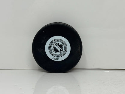 Ed Belfour Toronto Maple Leafs Signed NHL Autograph Puck Silver Auto