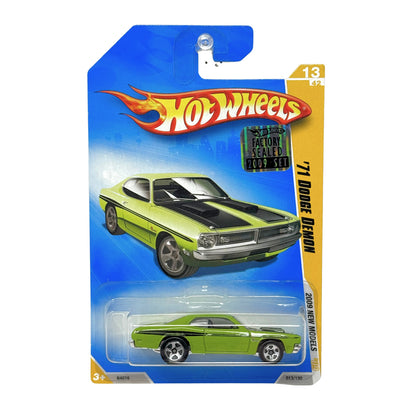 Hot Wheels New Models 1971 Dodge Demon 1:64 Diecast Factory Sealed Green