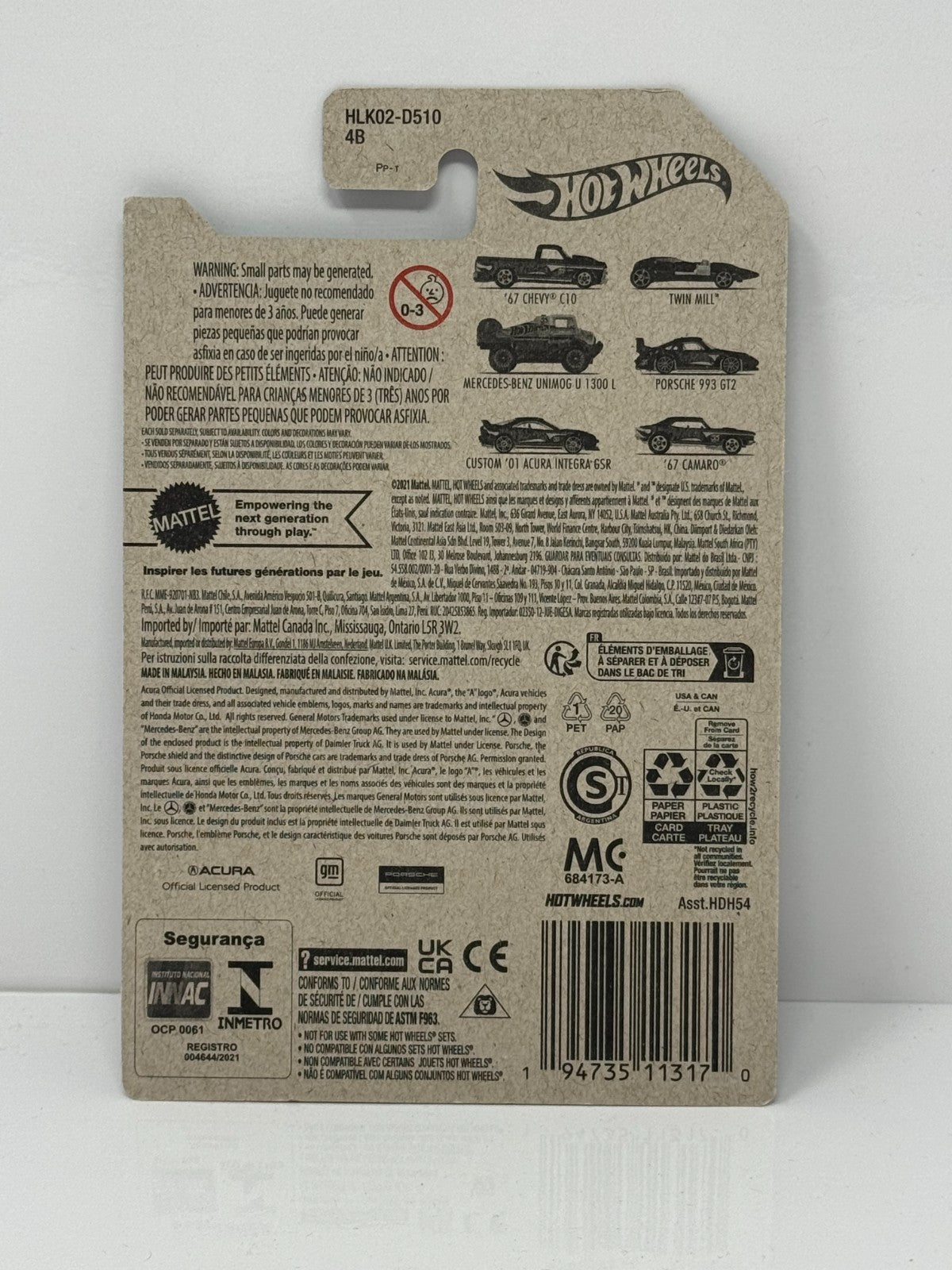 Hot Wheels 55th Anniversary Black & Gold 1967 Chevy C10 1:64 Diecast
