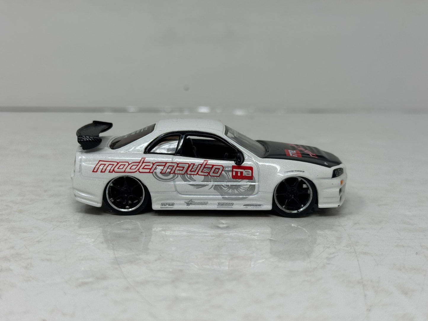Jada Option D Nissan Skyline GT-R R34 White 1:64 Diecast Wave 10 2007