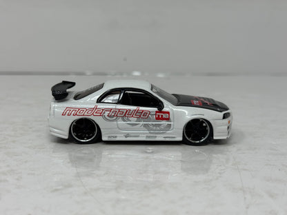 Jada Option D Nissan Skyline GT-R R34 White 1:64 Diecast Wave 10 2007