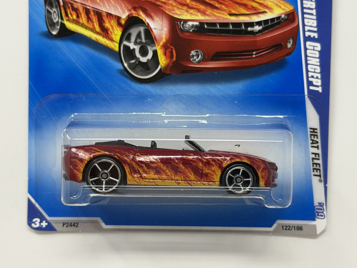 Hot Wheels Heat Fleet Chevrolet Camaro Convertible Concept 1:64 Diecast Red
