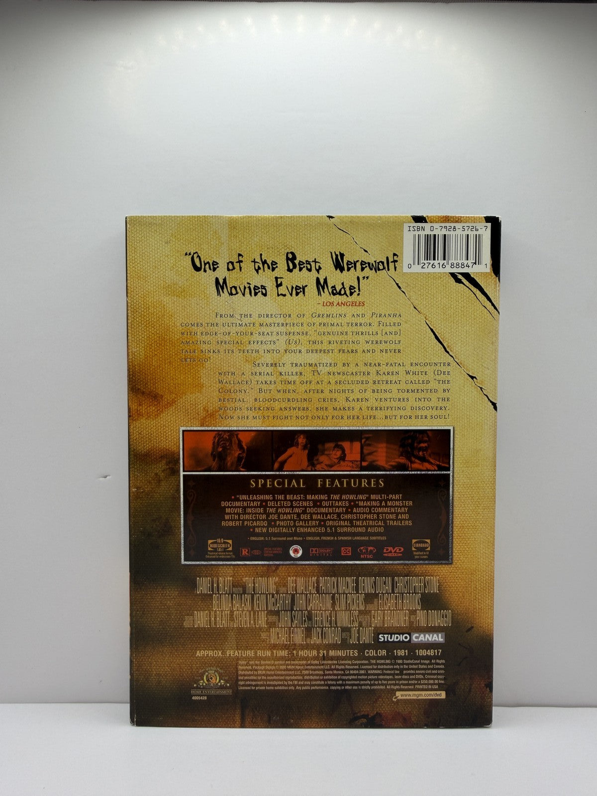 The Howling Special Edition (DVD) Dee Wallace Werewolf Horror
