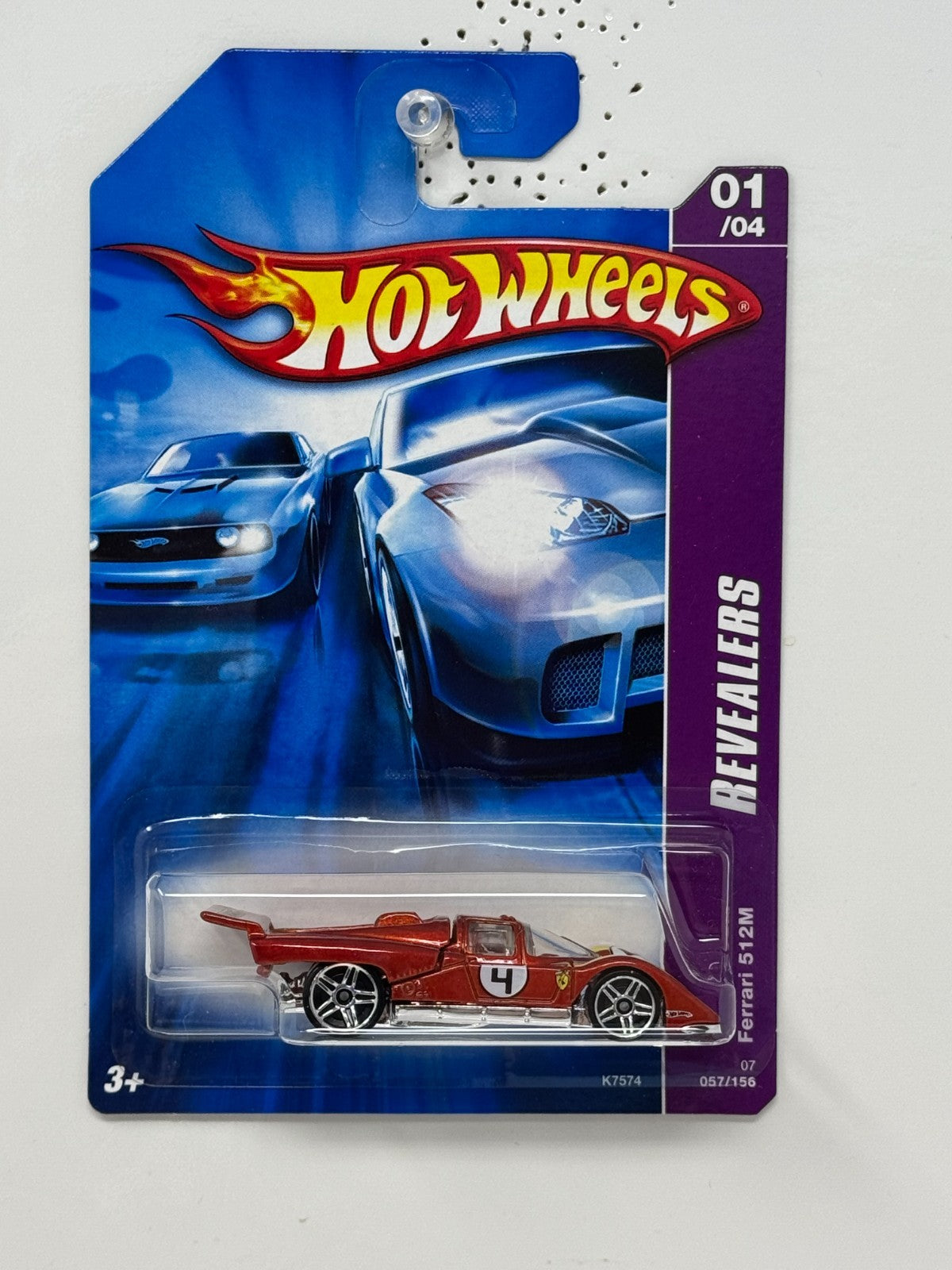 Hot Wheels Revealers Ferrari 512M 1:64 Diecast