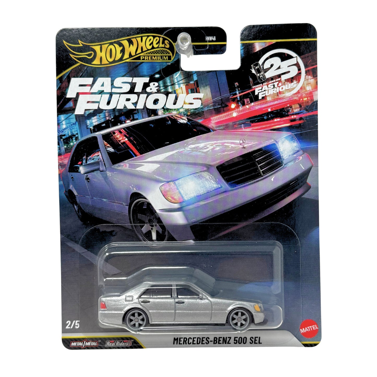Hot Wheels Premium Fast & Furious Mercedes-Benz 500 SEL 1:64 Diecast