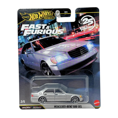 Hot Wheels Premium Fast & Furious Mercedes-Benz 500 SEL 1:64 Diecast