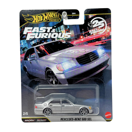 Hot Wheels Premium Fast & Furious Mercedes-Benz 500 SEL 1:64 Diecast
