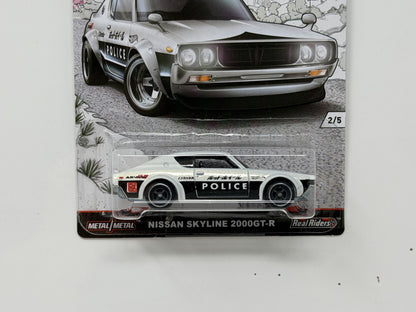 Hot Wheels Japan Historics Nissan Skyline 2000GT-R 1:64 Diecast Real Riders
