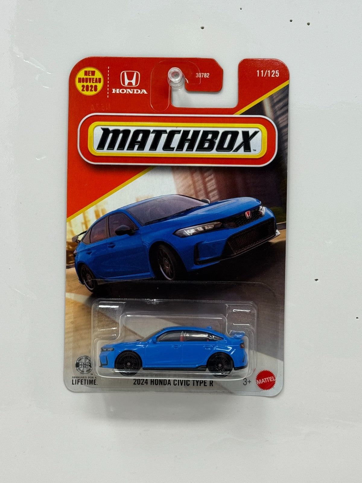 Matchbox 2024 Honda Civic Type R 1:64 Diecast Blue