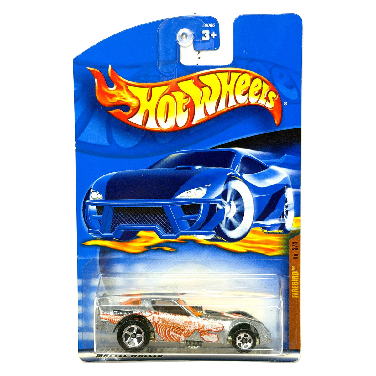 Hot Wheels Firebird T-Rex 1:64 Diecast Silver