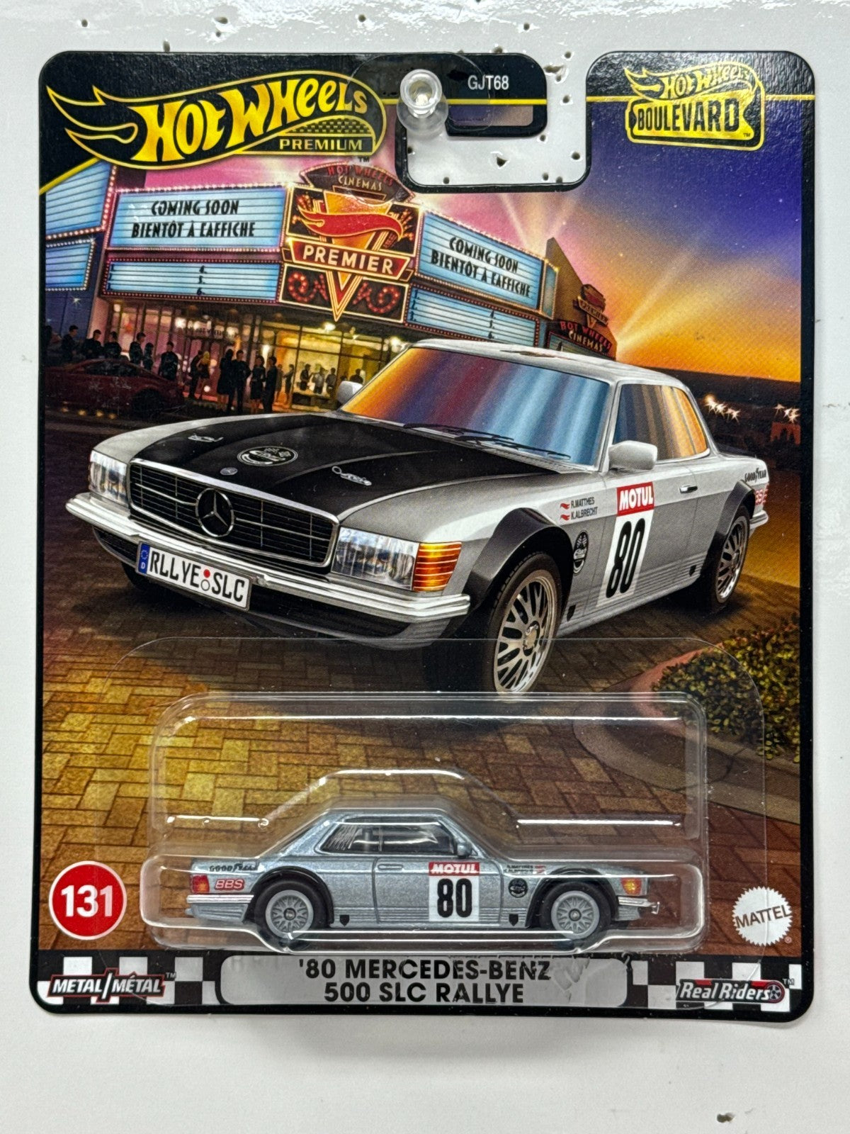 Hot Wheels Premium Boulevard #131 1980 Mercedes-Benz 500 SLC Rallye 1:64 Diecast