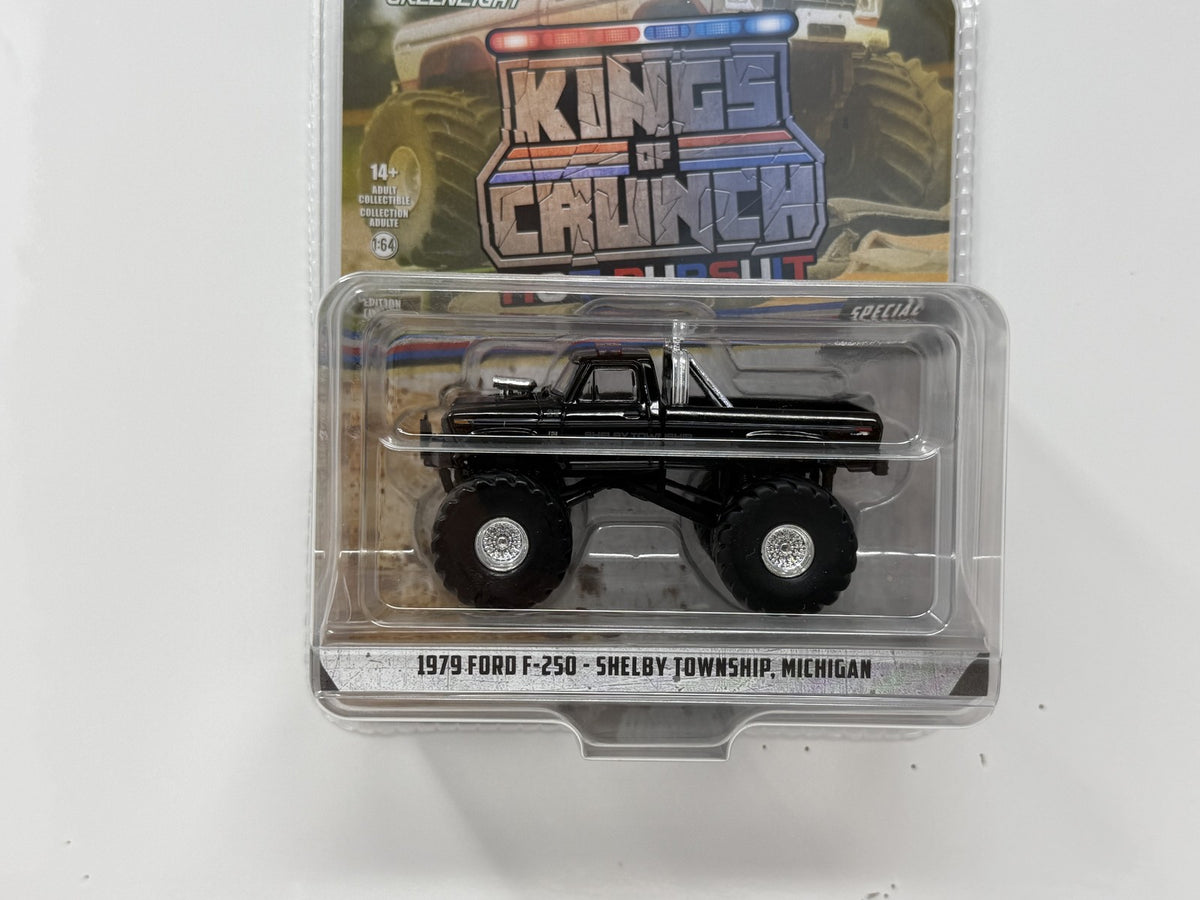 Greenlight Kings of Crunch Hot Pursuit 1979 Ford F-250 Michigan 1:64 Diecast