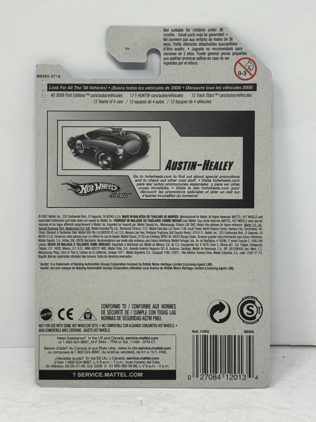 Hot Wheels Stars Austin Healey 1:64 Diecast