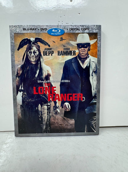 The Lone Ranger (Blu-ray) Disney Johnny Depp Action Adventure Movie