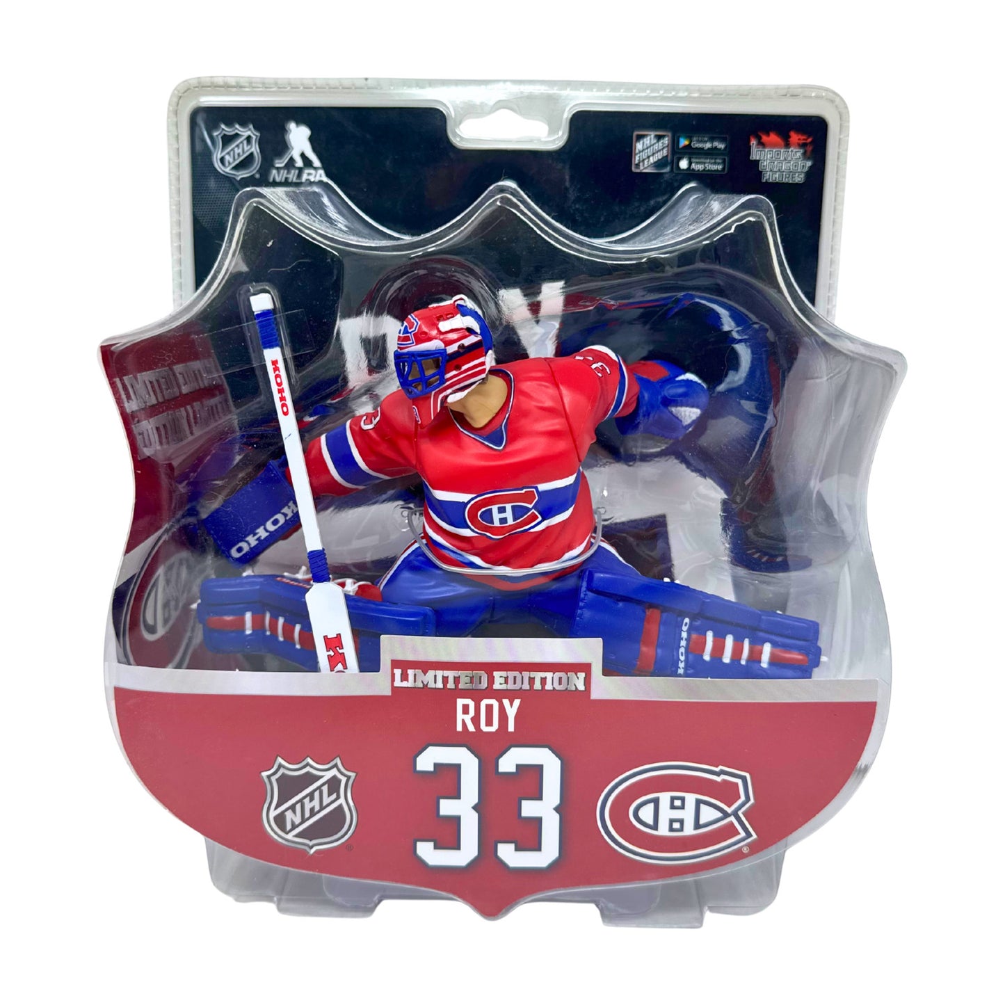 Imports Dragon NHL Patrick Roy Montreal Canadiens #33 Limited Edition Figure