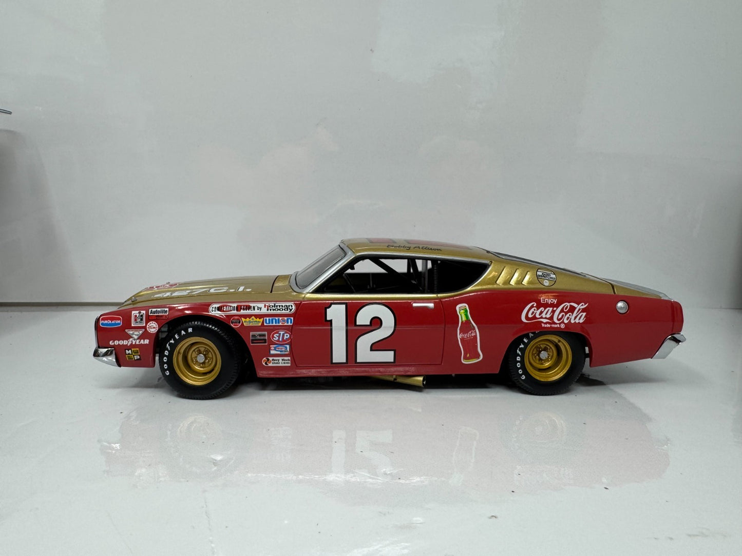 University of Racing Bobby Allison #12 Coca-Cola Mercury Cyclone 1:24 Diecast
