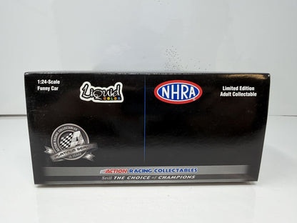 Action NHRA John Force Castrol Retro Ford Mustang Funny Car Liquid 1:24 Diecast