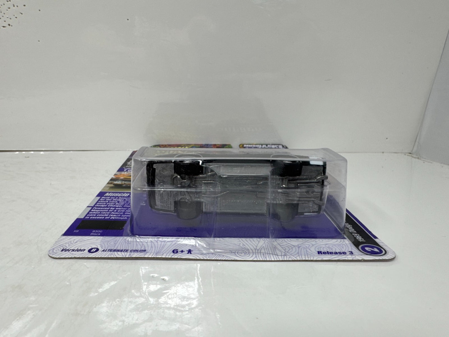 Johnny Lightning MCACN 1969 Dodge Charger Daytona Black 1:64 Diecast