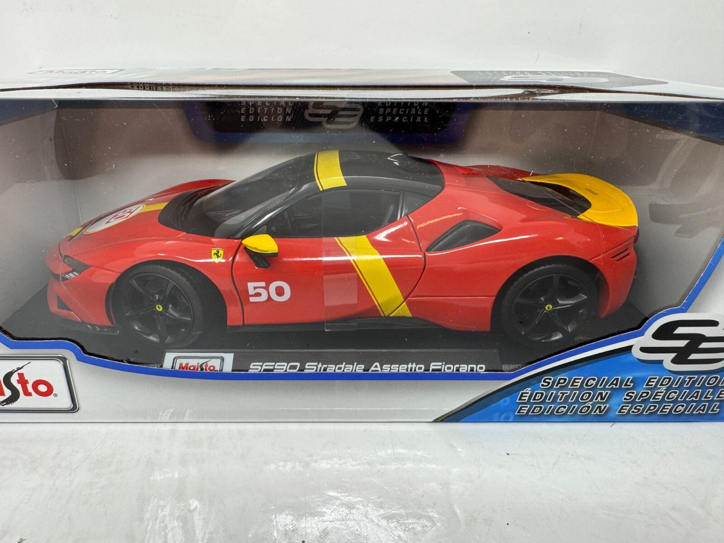 Maisto Ferrari SF90 Stradale Assetto Fiorano Special Edition 1:18 Diecast