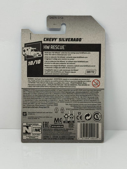 Hot Wheels HW Rescue TREASURE HUNT Chevy Silverado 1:64 Diecast