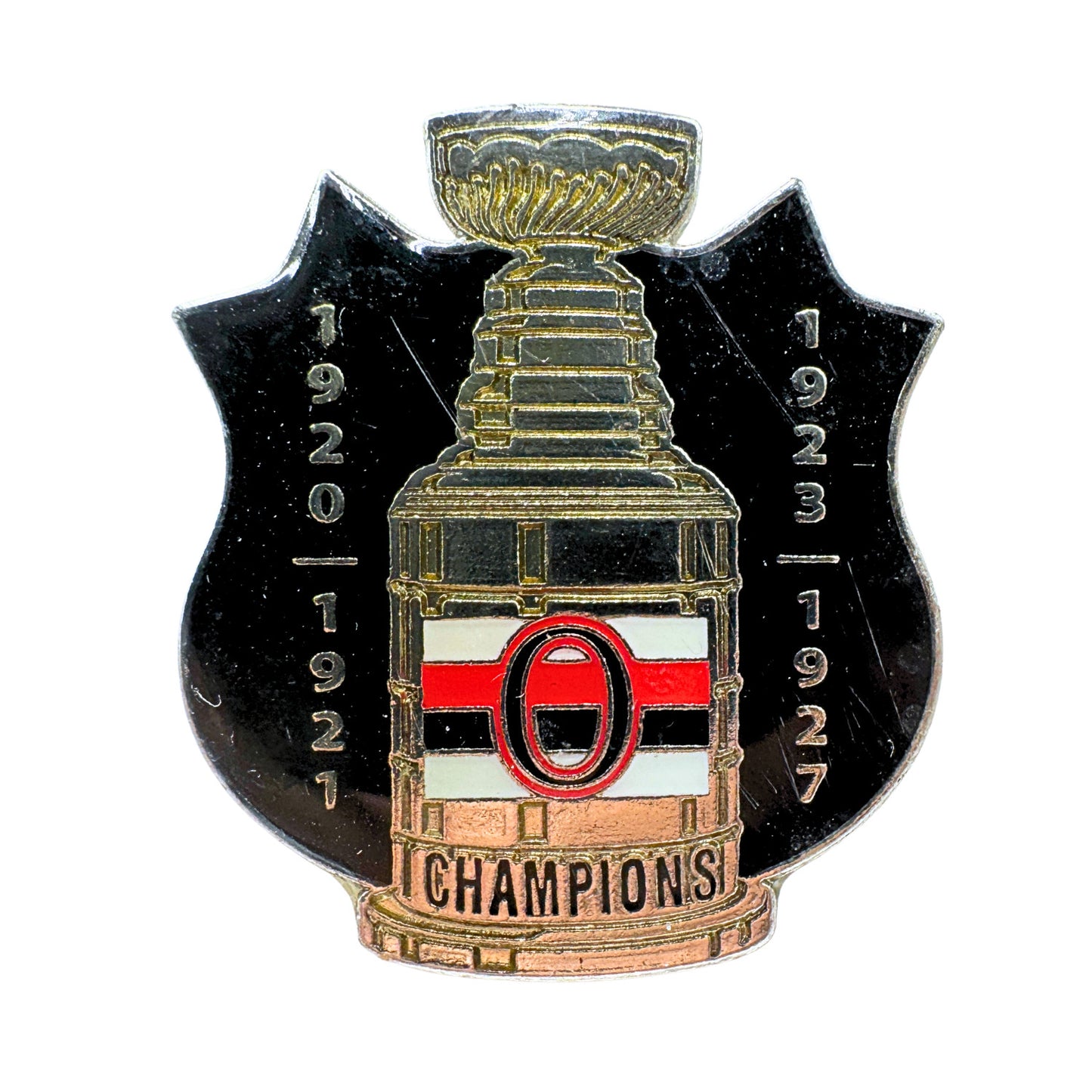 Ottawa Senators 1920 1921 1923 1927 Stanley Cup NHL Lapel Pin