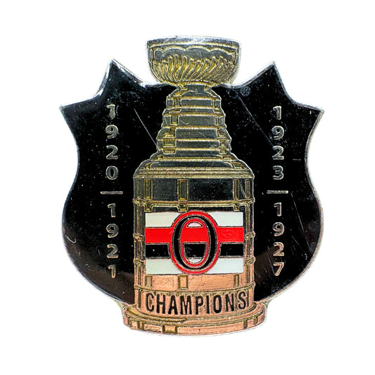 Ottawa Senators 1920 1921 1923 1927 Stanley Cup NHL Lapel Pin
