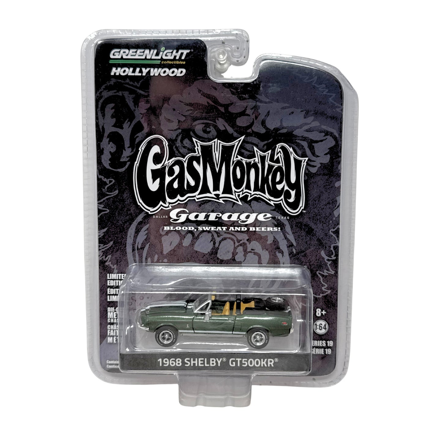 Greenlight Hollywood Gas Monkey Garage 1968 Shelby GT500KR 1:64 Diecast