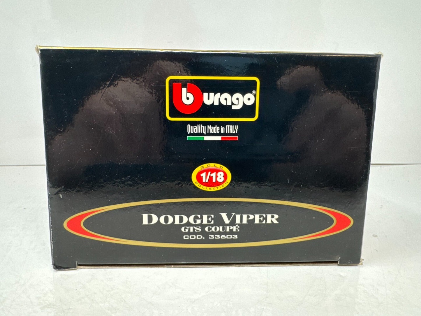 Bburago Dodge Viper GTS Coupe Gold Collection 1:18 Diecast