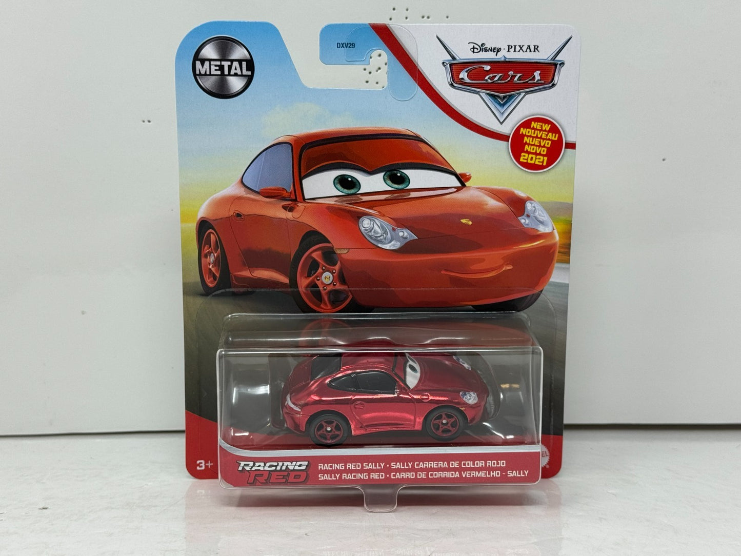 Disney Pixar Cars Sally Racing Red 2021 Metal 1:55 Diecast