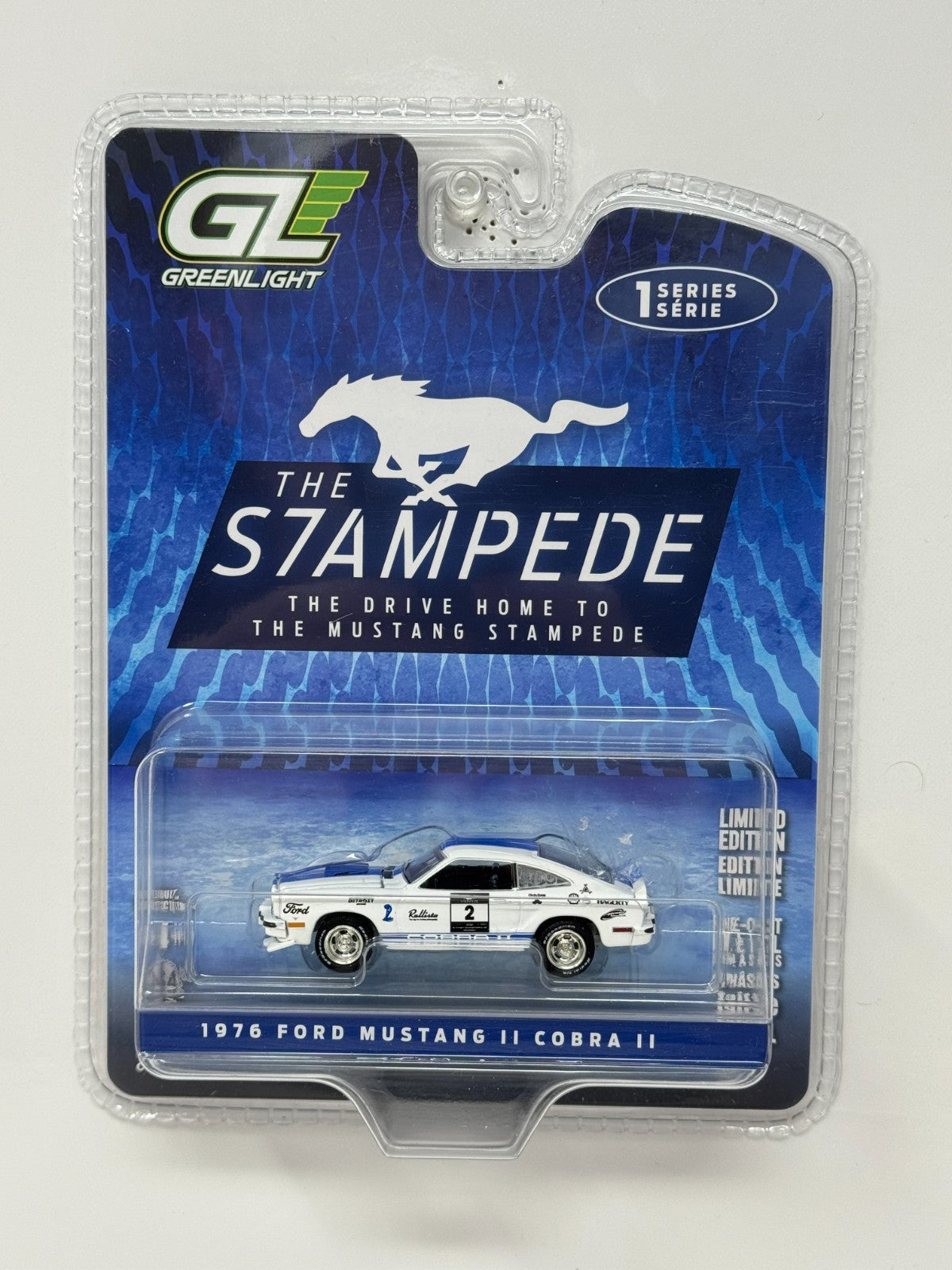 Greenlight Stampede 1976 Ford Mustang II Cobra II 1:64 Diecast