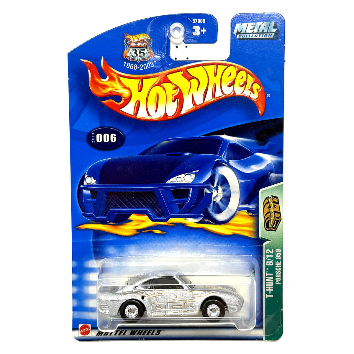 Hot Wheels Treasure Hunt Porsche 959 1:64 Diecast Real Riders