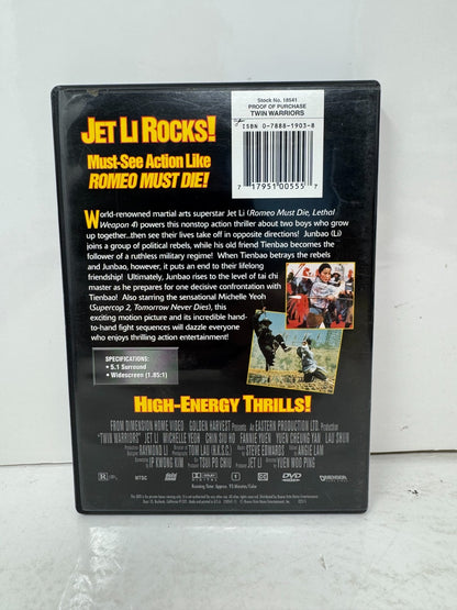 Twin Warriors (DVD) Action Good Condition!!!