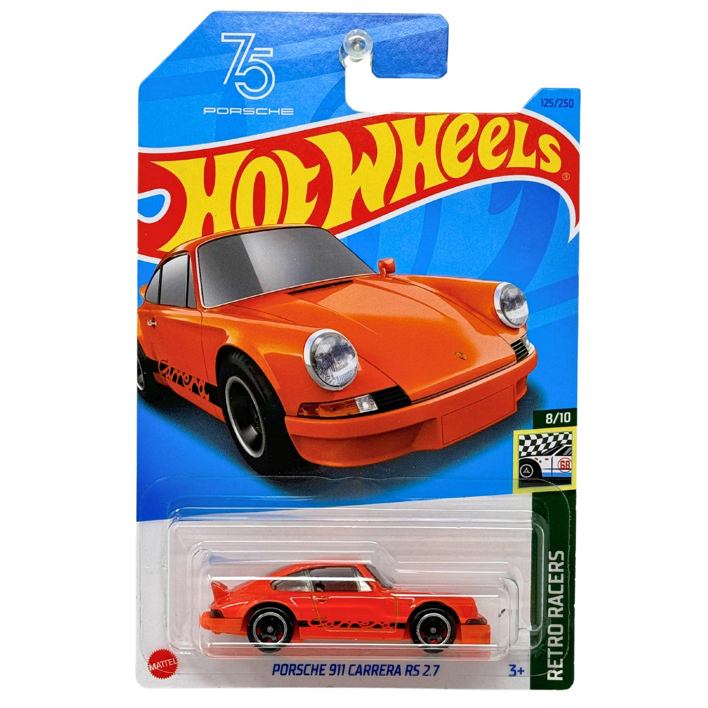 Hot Wheels Retro Racers Porsche 911 Carerra RS 2.7 1:64 Diecast