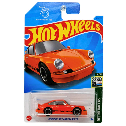 Hot Wheels Retro Racers Porsche 911 Carerra RS 2.7 1:64 Diecast