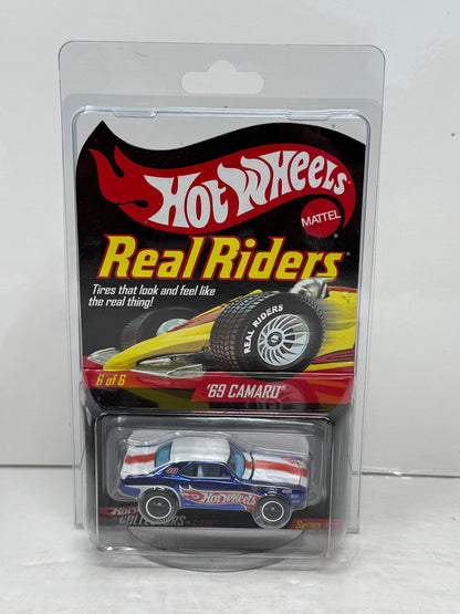 Hot Wheels RLC Redline Club Real Riders 1969 Chevrolet Camaro 1:64 Diecast