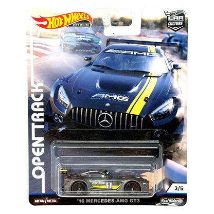 Hot Wheels Premium Open Track 2016 Mercedes-AMG GT3 1:64 Diecast