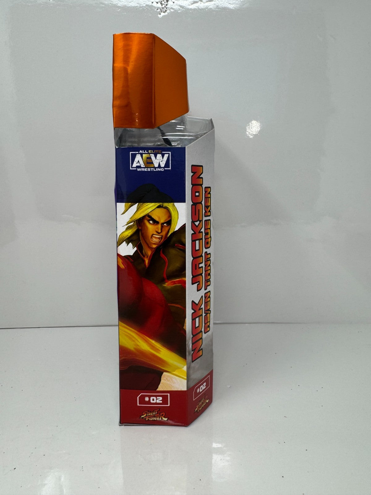 Jazwares AEW Street Fighter Nick Jackson Ken Action Figure