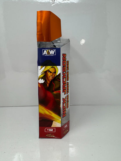 Jazwares AEW Street Fighter Nick Jackson Ken Action Figure