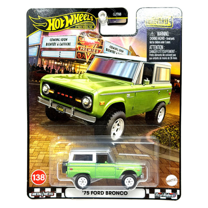 Hot Wheels Premium Boulevard #138 1975 Ford Bronco 1:64 Diecast