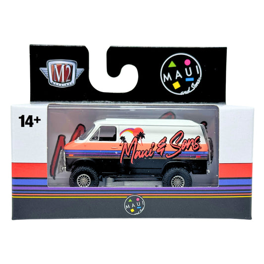M2 Machines Maui & Sons 1971 Chevrolet Van G10 1:64 Diecast