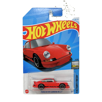 Hot Wheels Factory Fresh Porsche 911 Carrera RS 2.7 1:64 Diecast Red