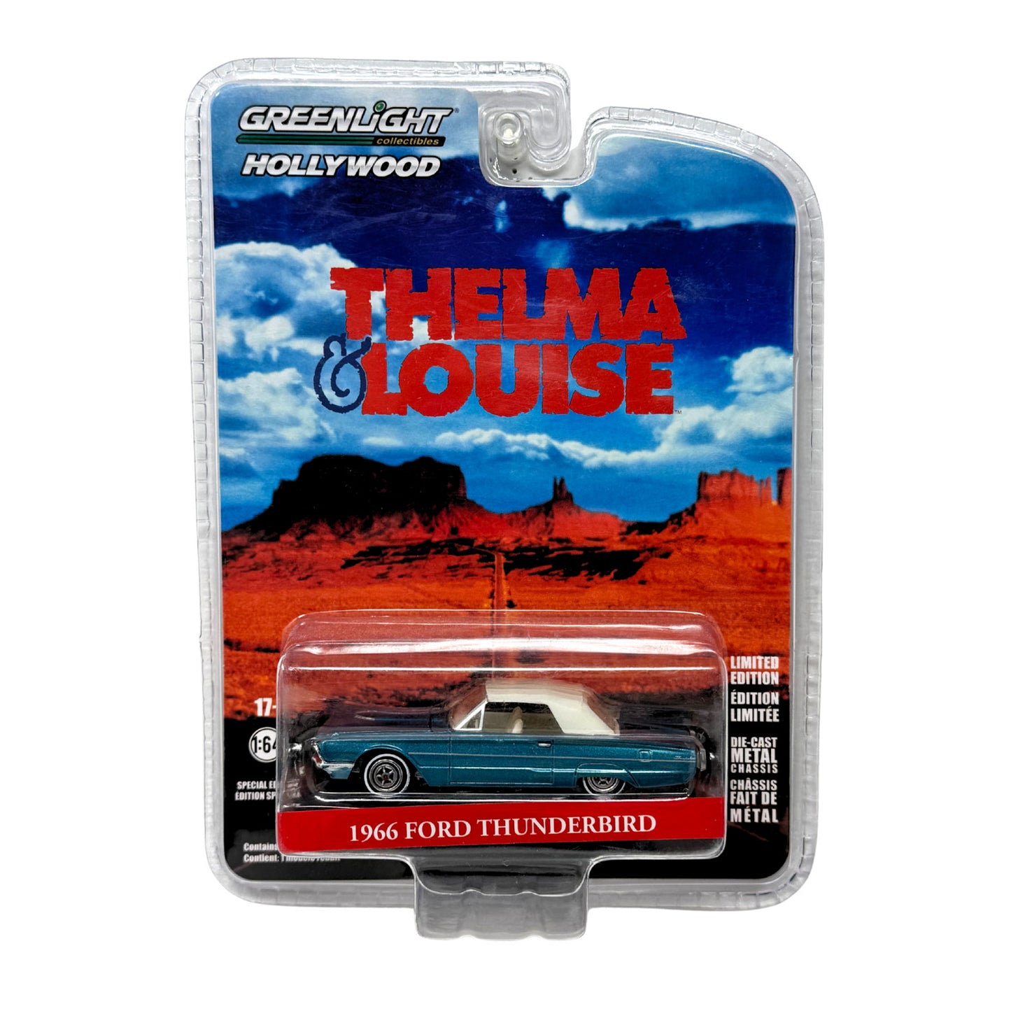 Greenlight Hollywood Thelma & Louise 1966 Ford Thunderbird 1:64 Diecast