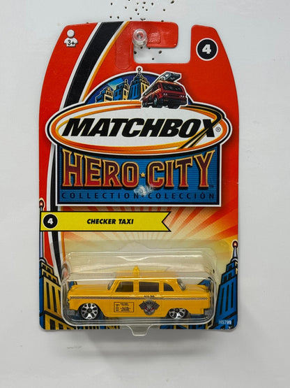 Matchbox Hero City Checker Taxi 1:64 Diecast